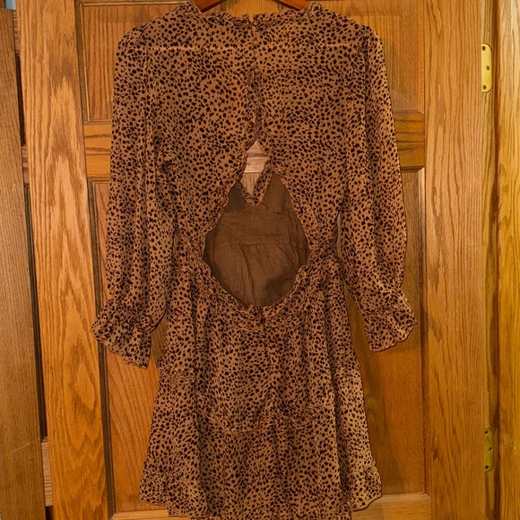 Cheetah Print Dress - Picture 6 of 7